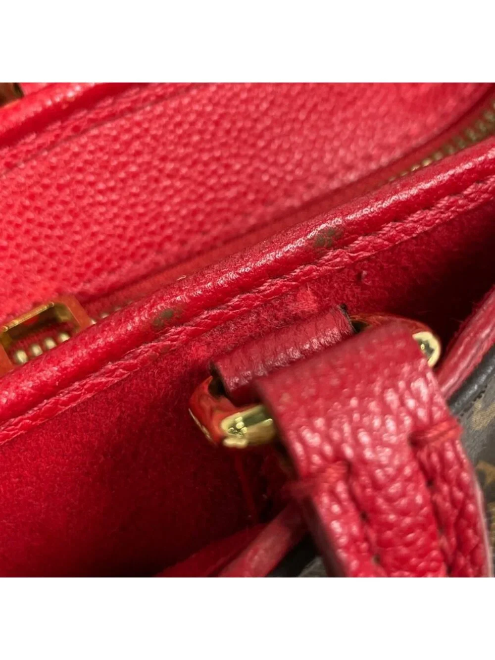 Louis Vuitton Popincourt PM Handbag 2-Way Monogram Rouge